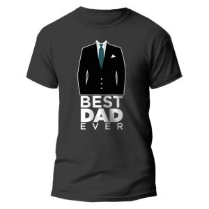 Maglietta Festa del Papà – Best Dad Ever – Festa del Papà – Idee Regalo Papà – Regalo Papà Originale – Papà Regalo Originale