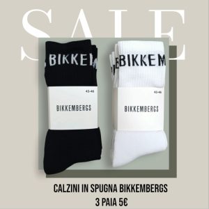 Bikkembergs – 3 Calzini in spugna di cotone uomo a soli 5€