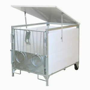 Box gabbiette per vitelli Grande con tetto