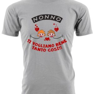 Maglietta Nonno – Femminucce Nonno Ti Vogliamo Bene Tanto Così – Regalo Nonno da Nipoti – Festa dei Nonni – Festa del Nonno – Festa del Nonno Idee Regalo